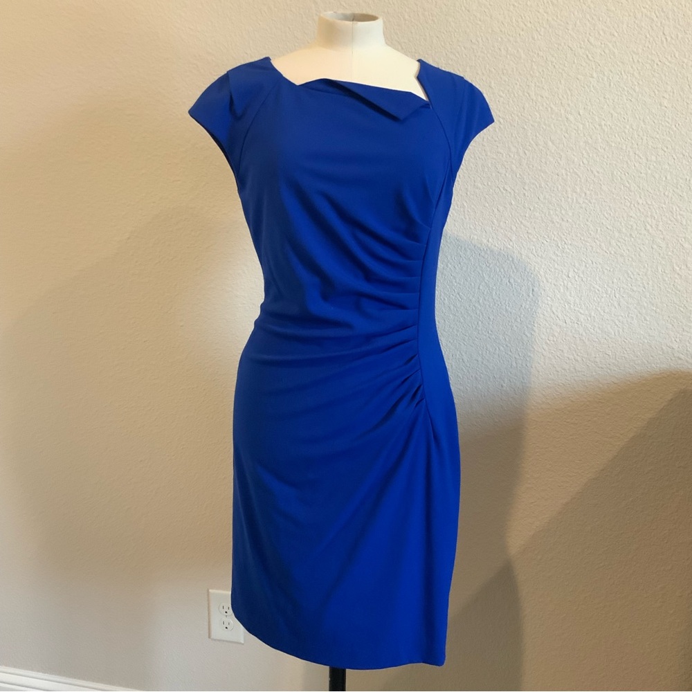 Blue Calvin Klein sleeveless dress